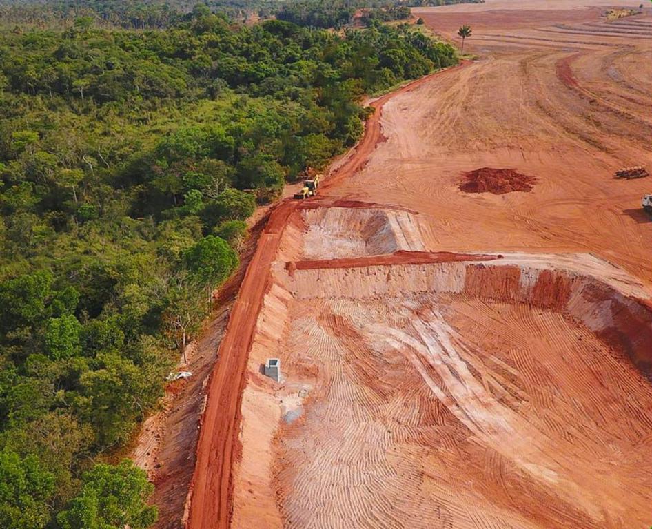 Execução de projeto de lagoas e projeto de estrada/cascalhamento - Sinop, MT